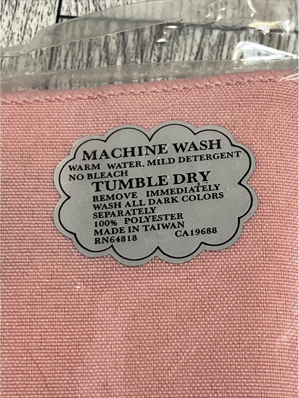 Vintage Cloth Dinner Napkins Set of 4 NEW Pink Scotchgard Stain Release 17”x 17”